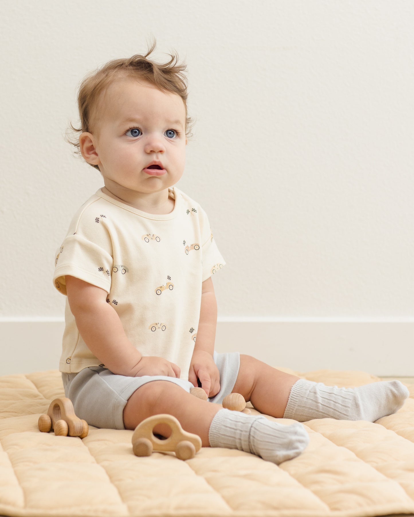 Quincy Mae Play Short - Sky