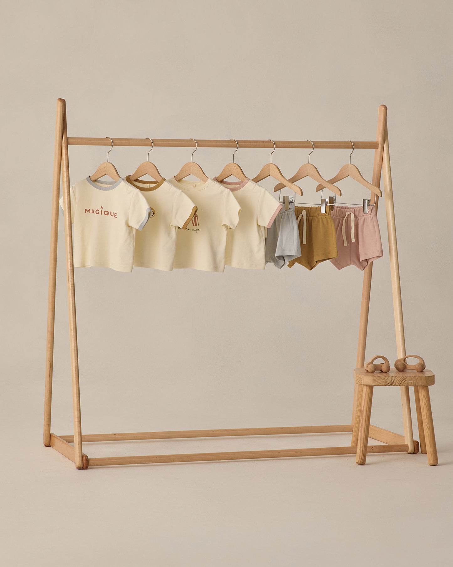 Quincy Mae Ringer Tee - Cherry