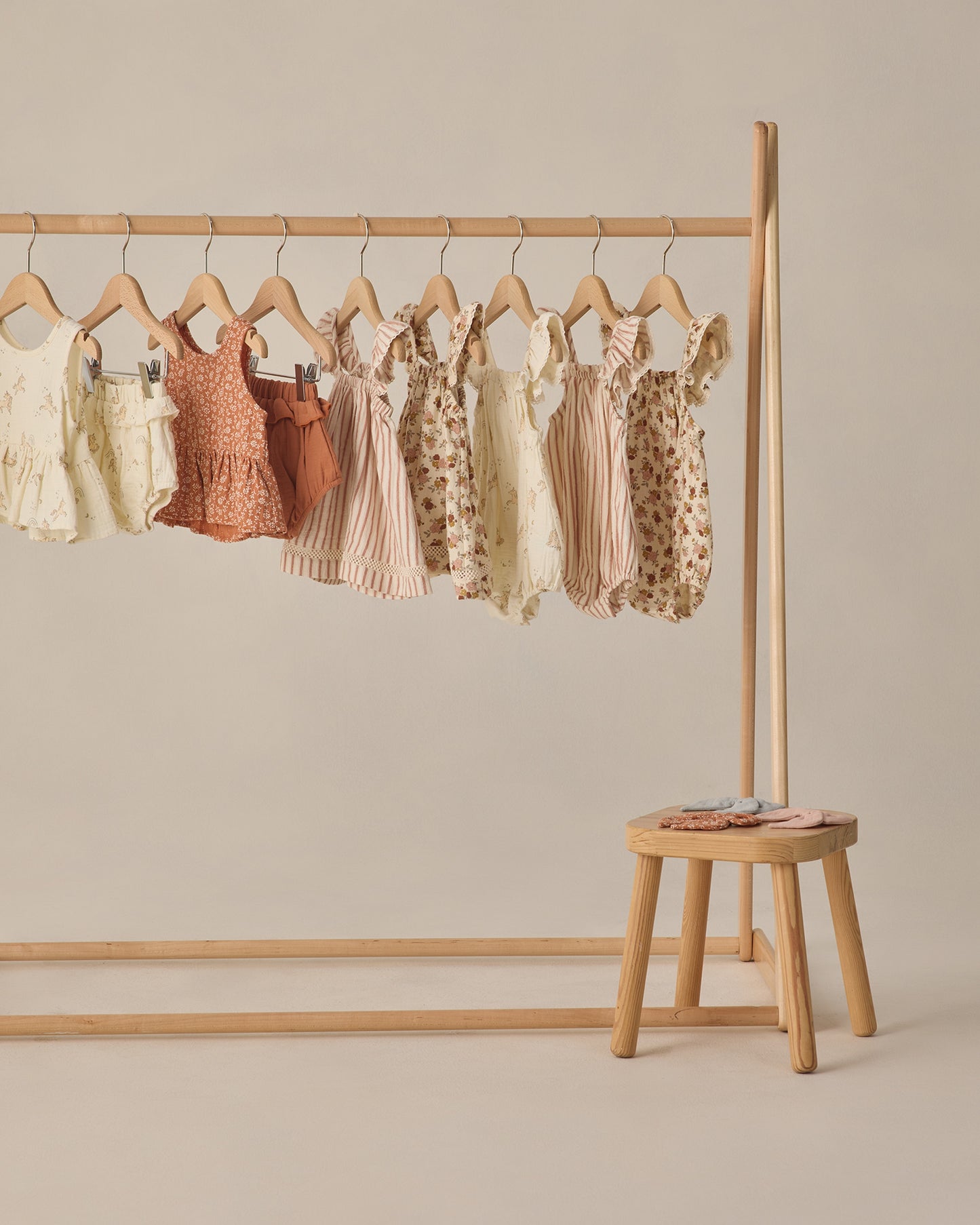 Quincy Mae Bonnie Romper - Bloom