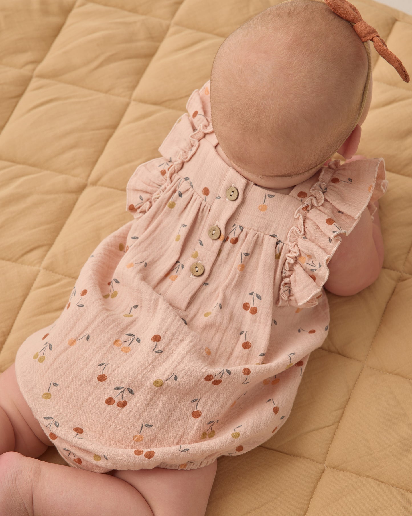 Quincy Mae Maya Romper - Cherries