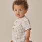 Quincy Mae Jaxson Shirt - Blue Plaid