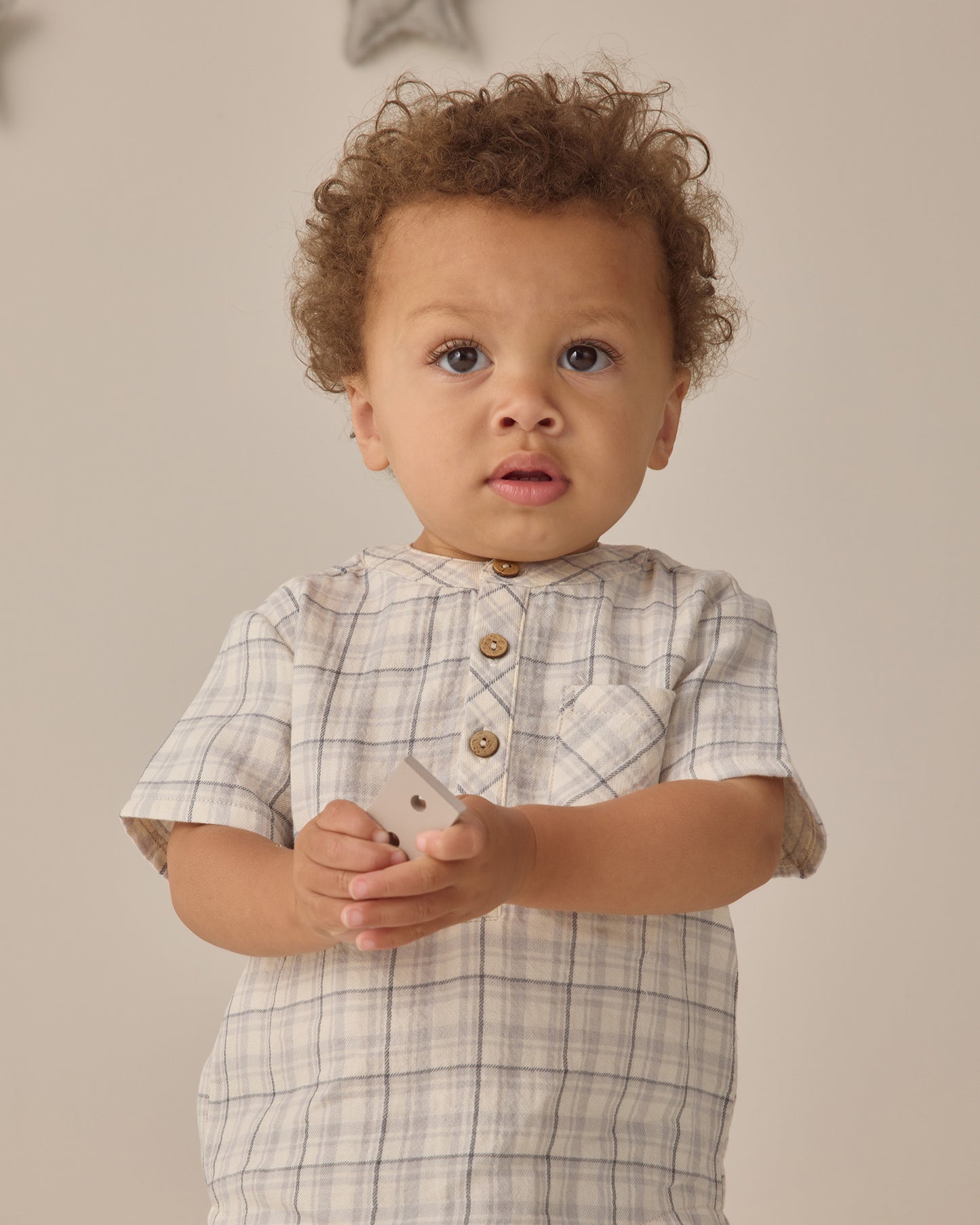 Quincy Mae Jaxson Shirt - Blue Plaid