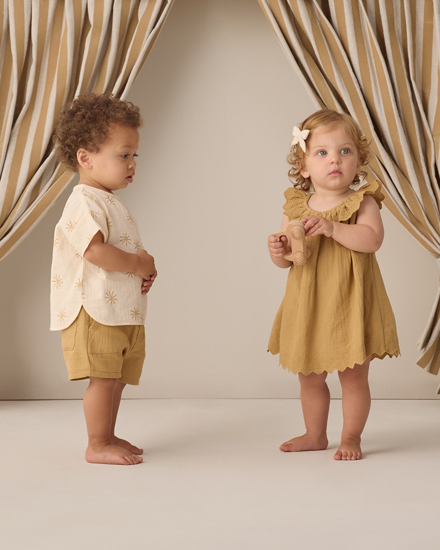 Quincy Mae Isla Dress - Honey