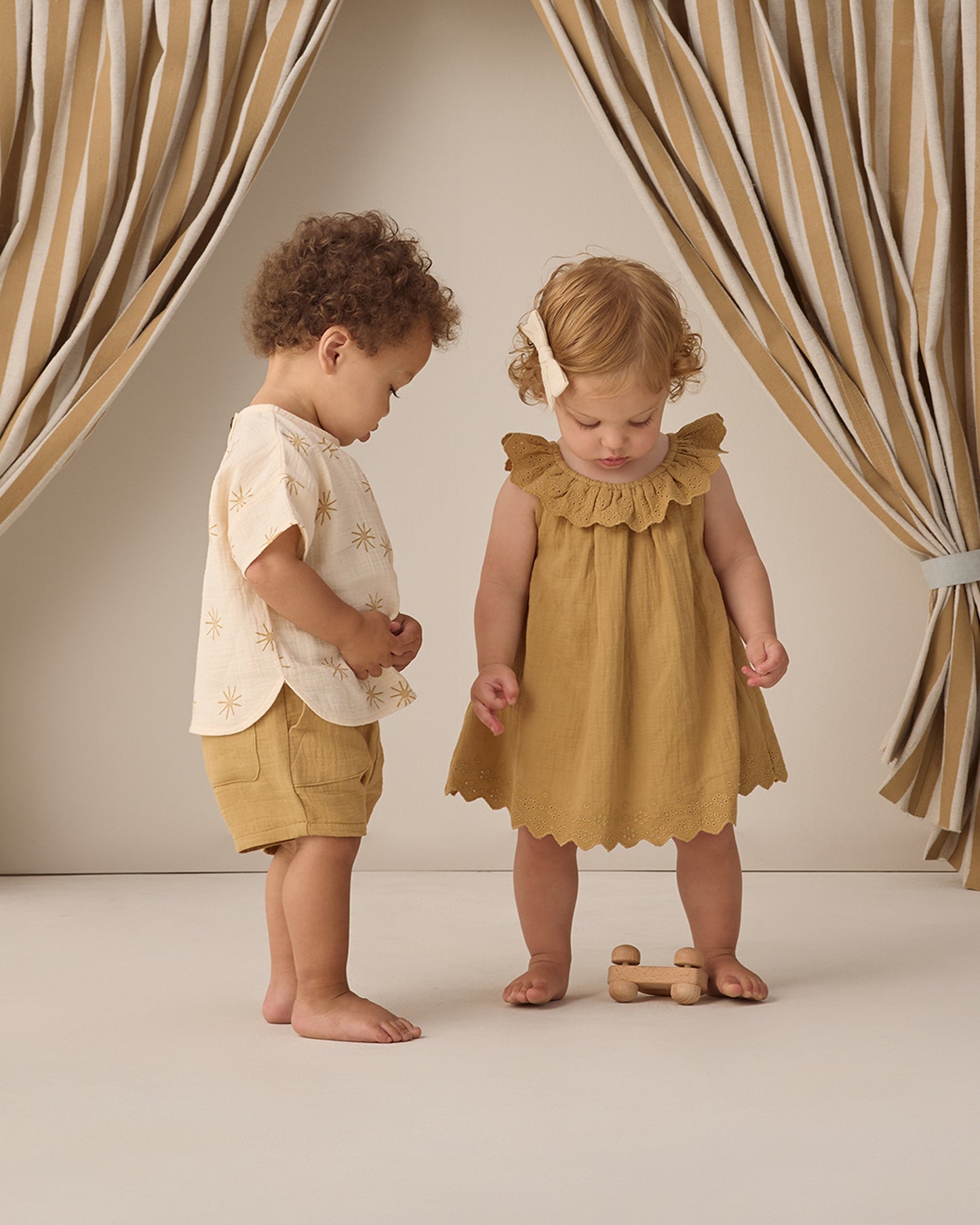 Quincy Mae Isla Dress - Honey