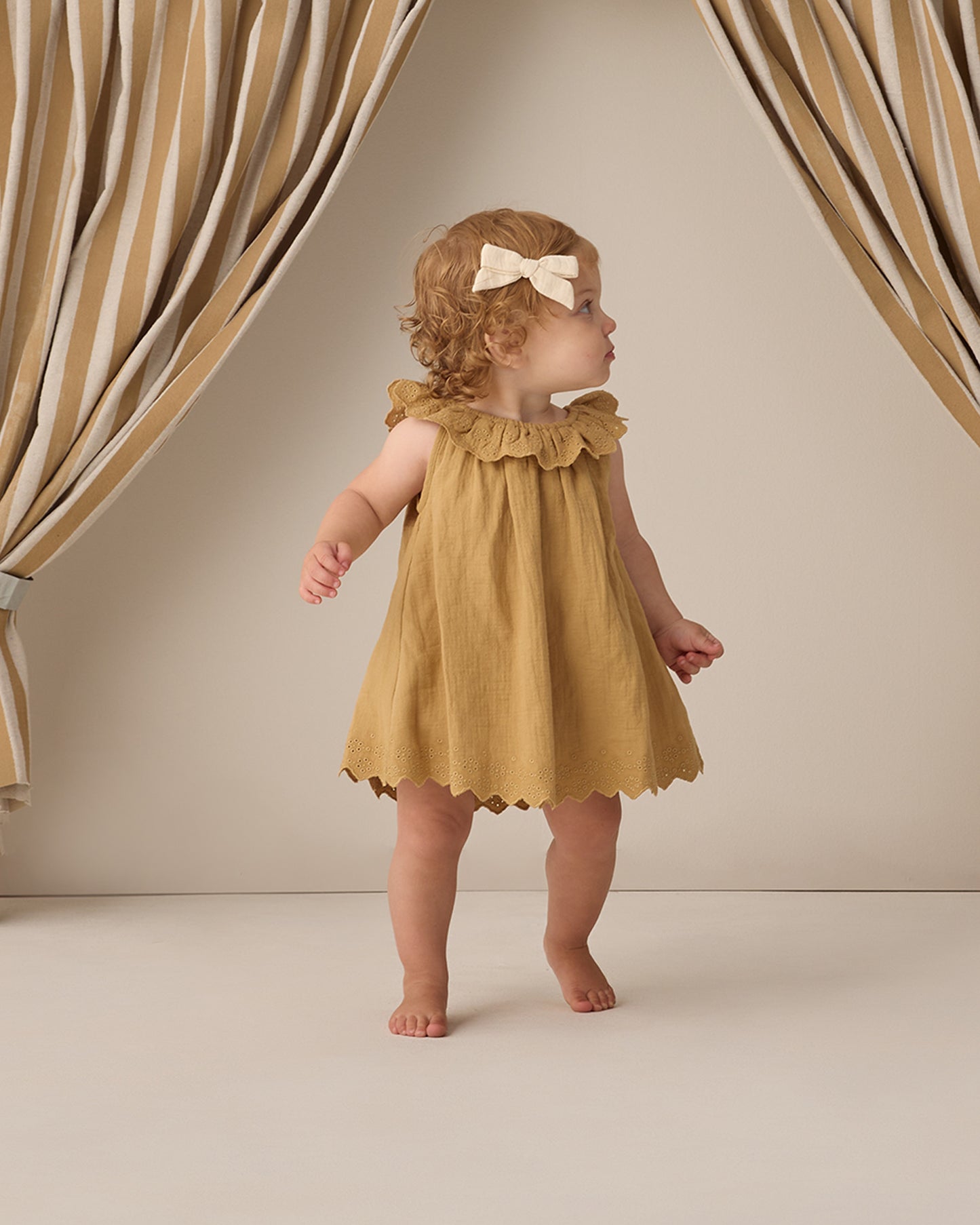 Quincy Mae Isla Dress - Honey