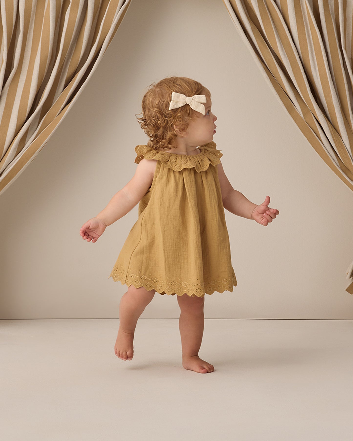 Quincy Mae Isla Dress - Honey
