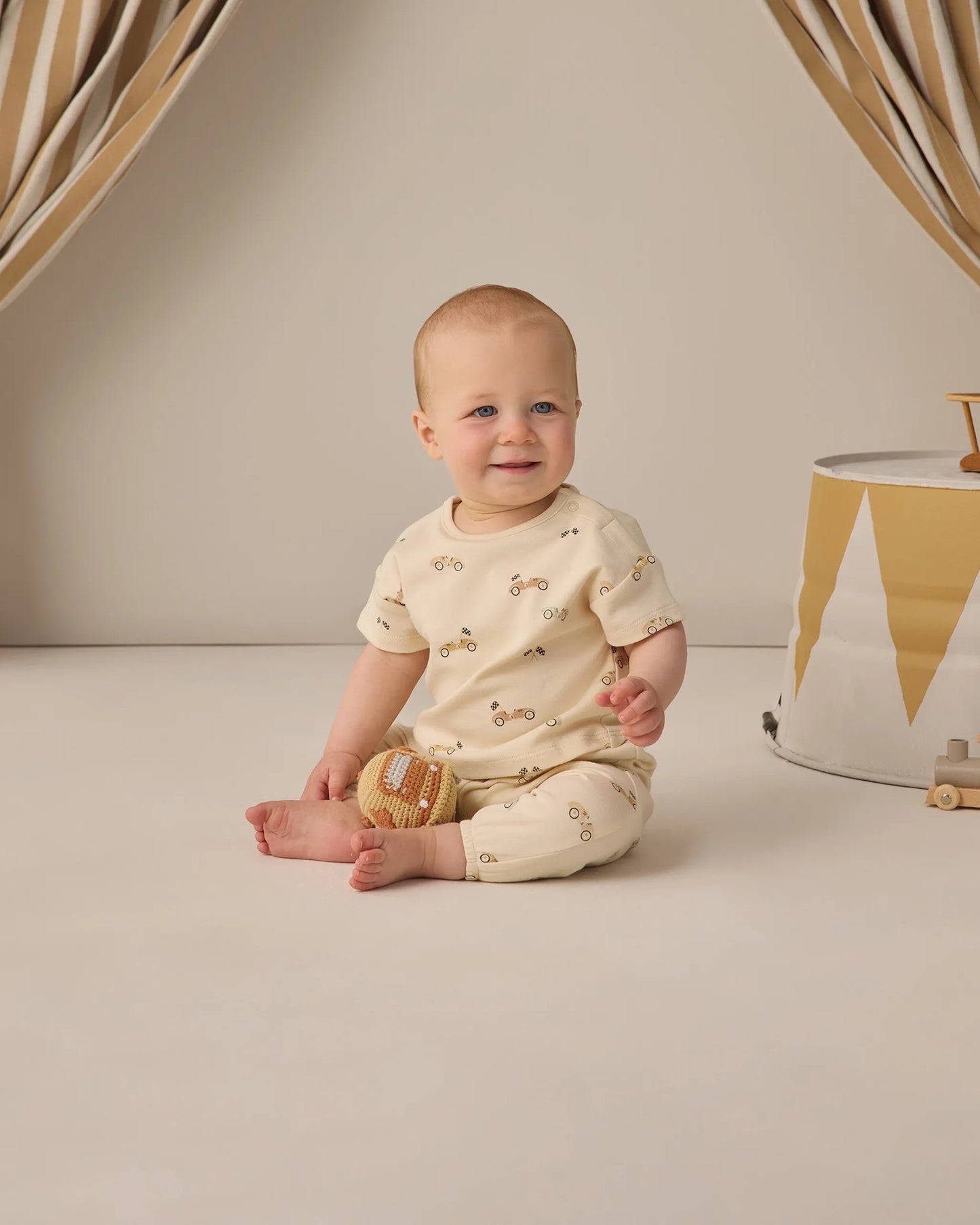 Quincy Mae Boxy Tee - Race Car