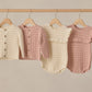 Quincy Mae Scalloped Cardigan - Blush