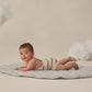 Quincy Mae Tatum Romper - Ocean Stripe