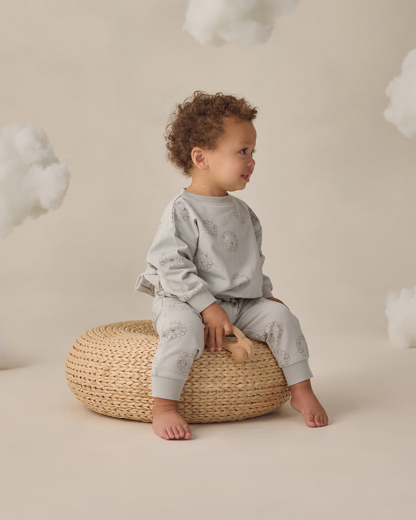Quincy Mae Relaxed Sweatpant - Lions