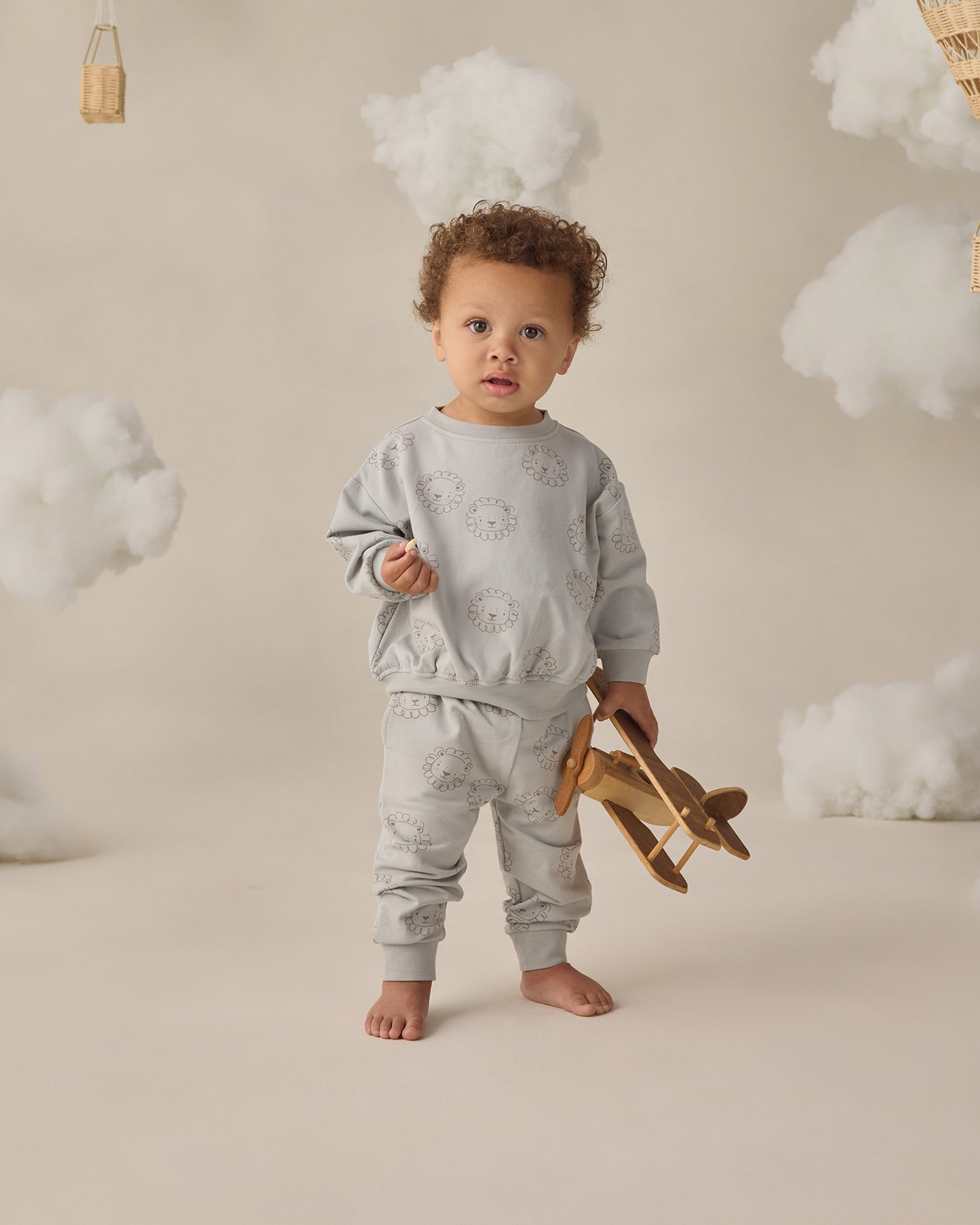 Quincy Mae Relaxed Sweatpant - Lions