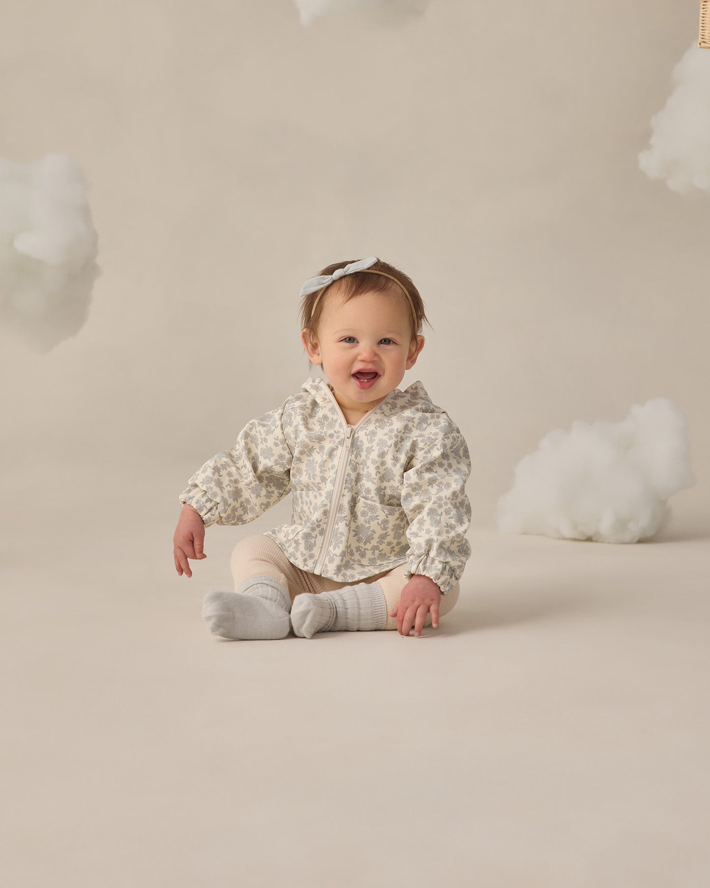 Quincy Mae Ribbed Legging - Ecru