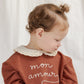 Quincy Mae Collared Sweatshirt - Mon Amour