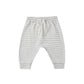 Quincy Mae Drawstring Pant - Cloud Stripe