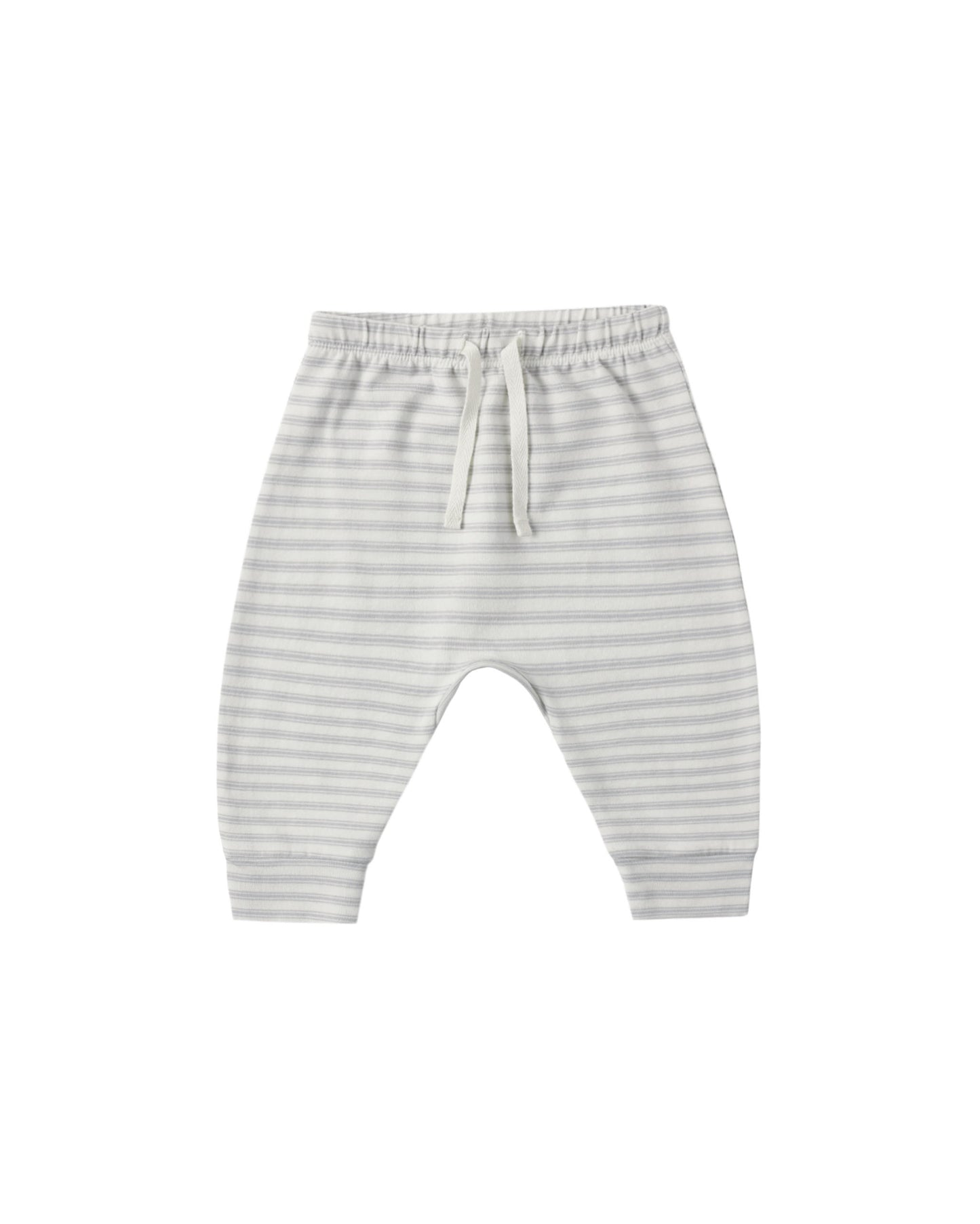 Quincy Mae Drawstring Pant - Cloud Stripe