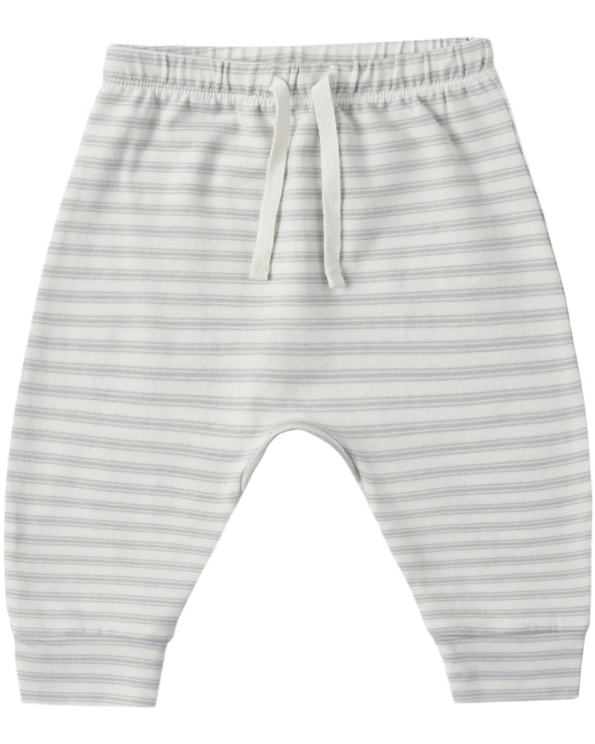Quincy Mae Drawstring Pant - Cloud Stripe