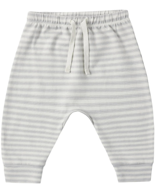 Quincy Mae Drawstring Pant - Cloud Stripe