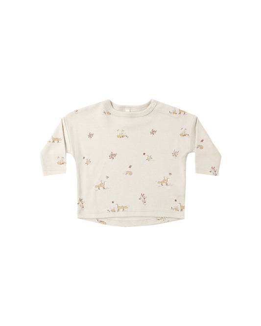Quincy Mae Long Sleeve Tee - Fox Land