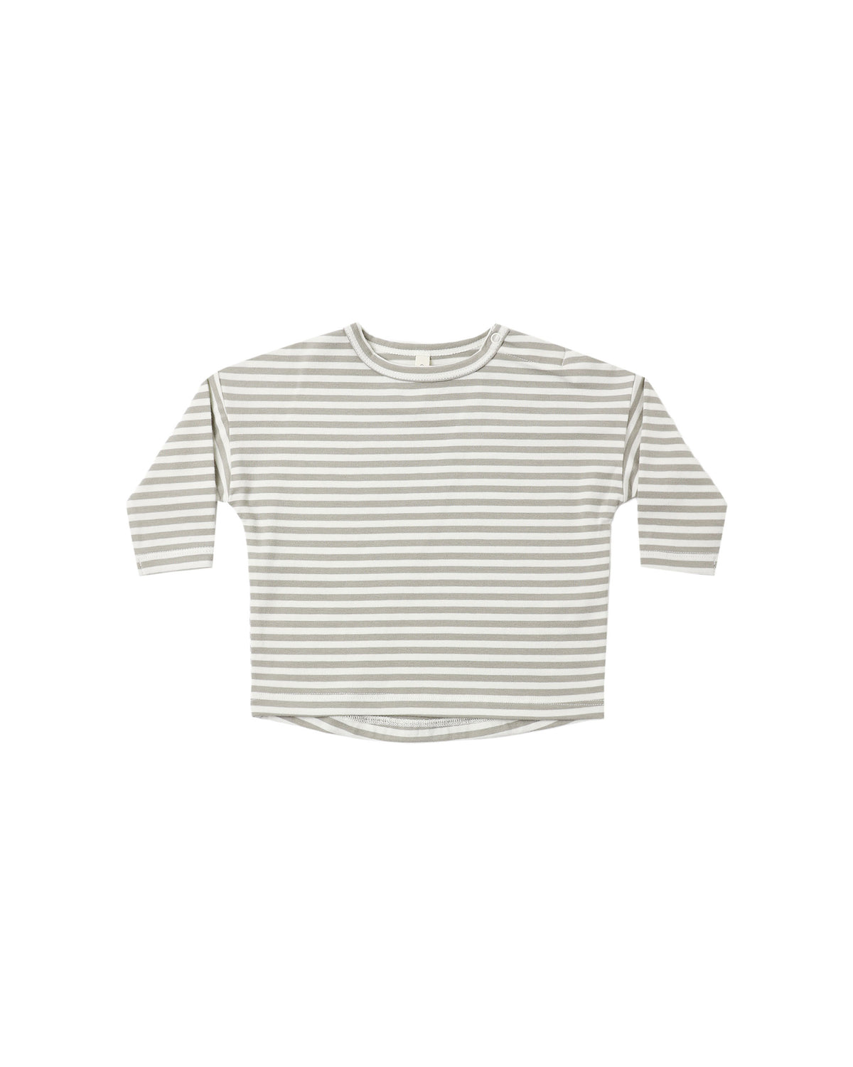 Quincy Mae Long Sleeve Tee - Laurel Stripe