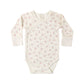 Quincy Mae Side Snap Bodysuit - Flower Field