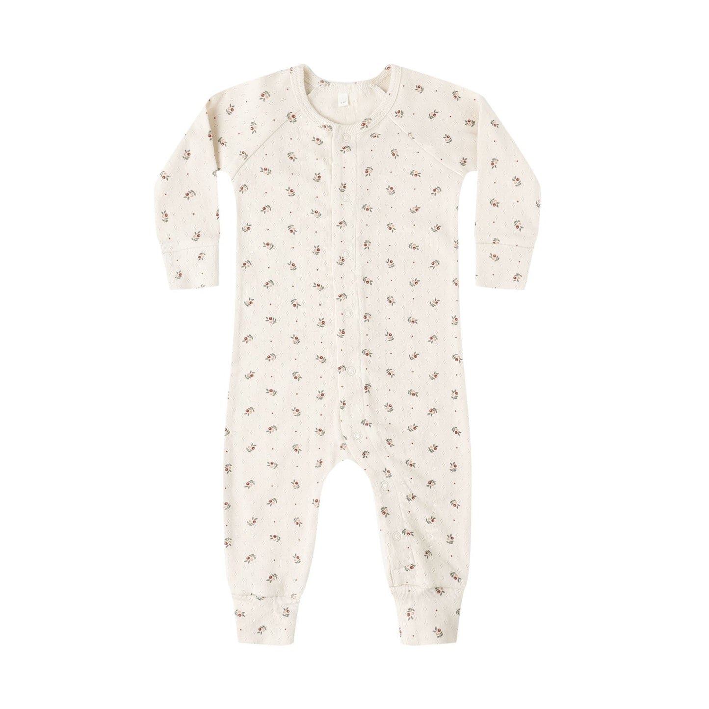 Quincy Mae Pointelle Long John - Holly Berry