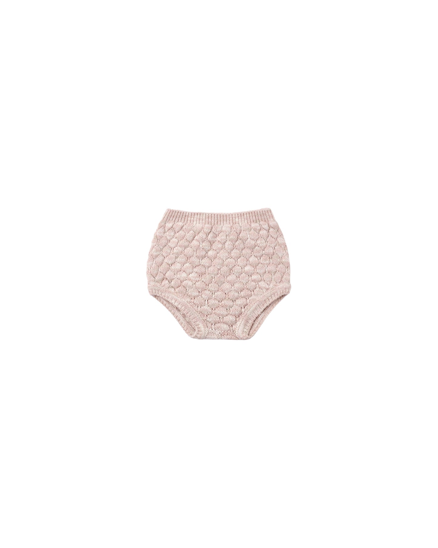 Quincy Mae Knit Bloomer - Dusty Rose Speckle