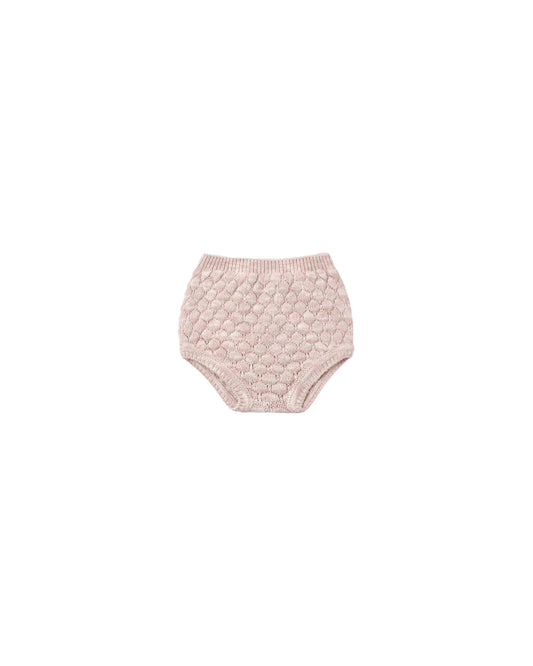 Quincy Mae Knit Bloomer - Dusty Rose Speckle