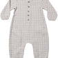Quincy Mae Woven Jumpsuit - Blue Gingham