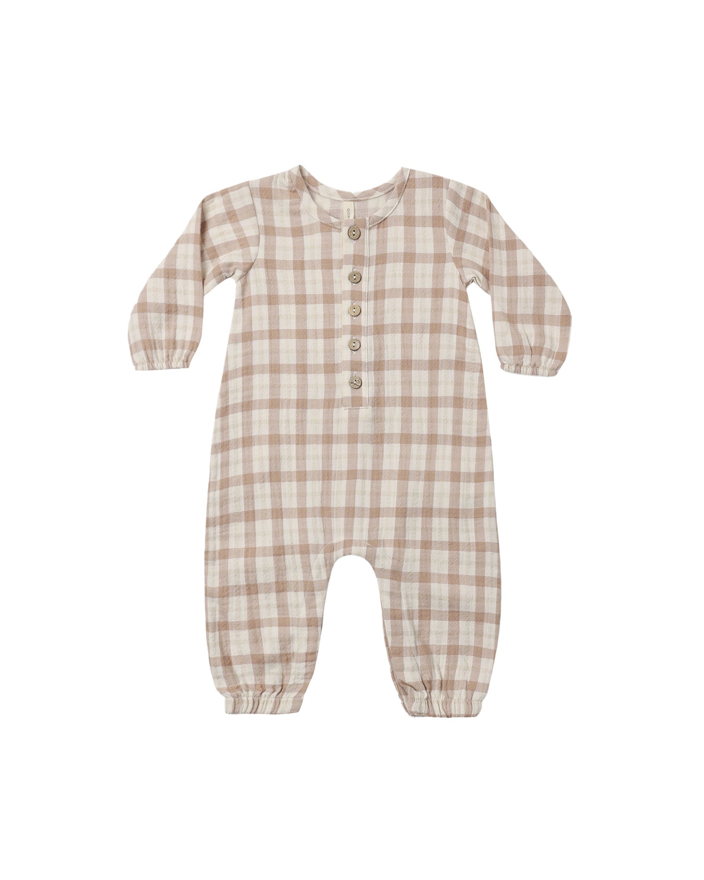 Quincy Mae Woven Jumpsuit - Rustic Plaid