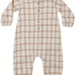 Quincy Mae Woven Jumpsuit - Rustic Plaid