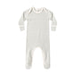 Quincy Mae Baby Footie - Laurel Microstripe
