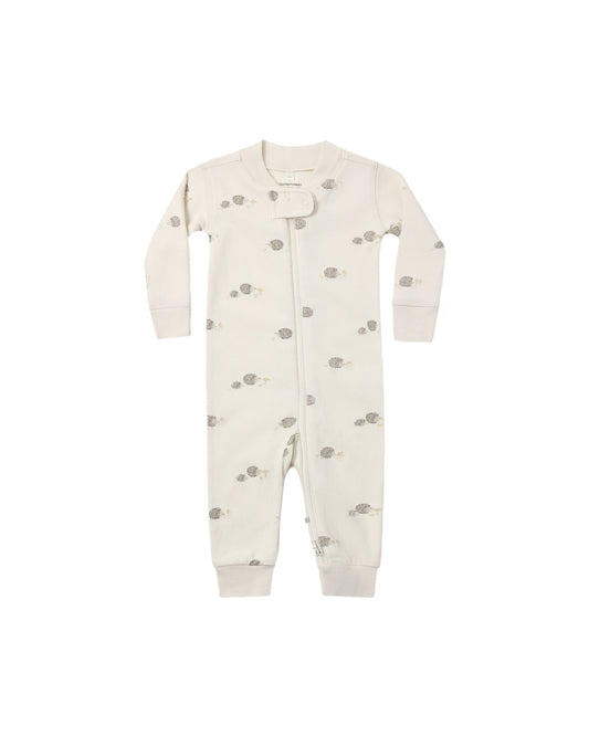 Quincy Mae Zip Long Sleeve Sleeper - Hedgehog