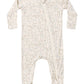 Quincy Mae Bamboo Zip Footie - Bloom