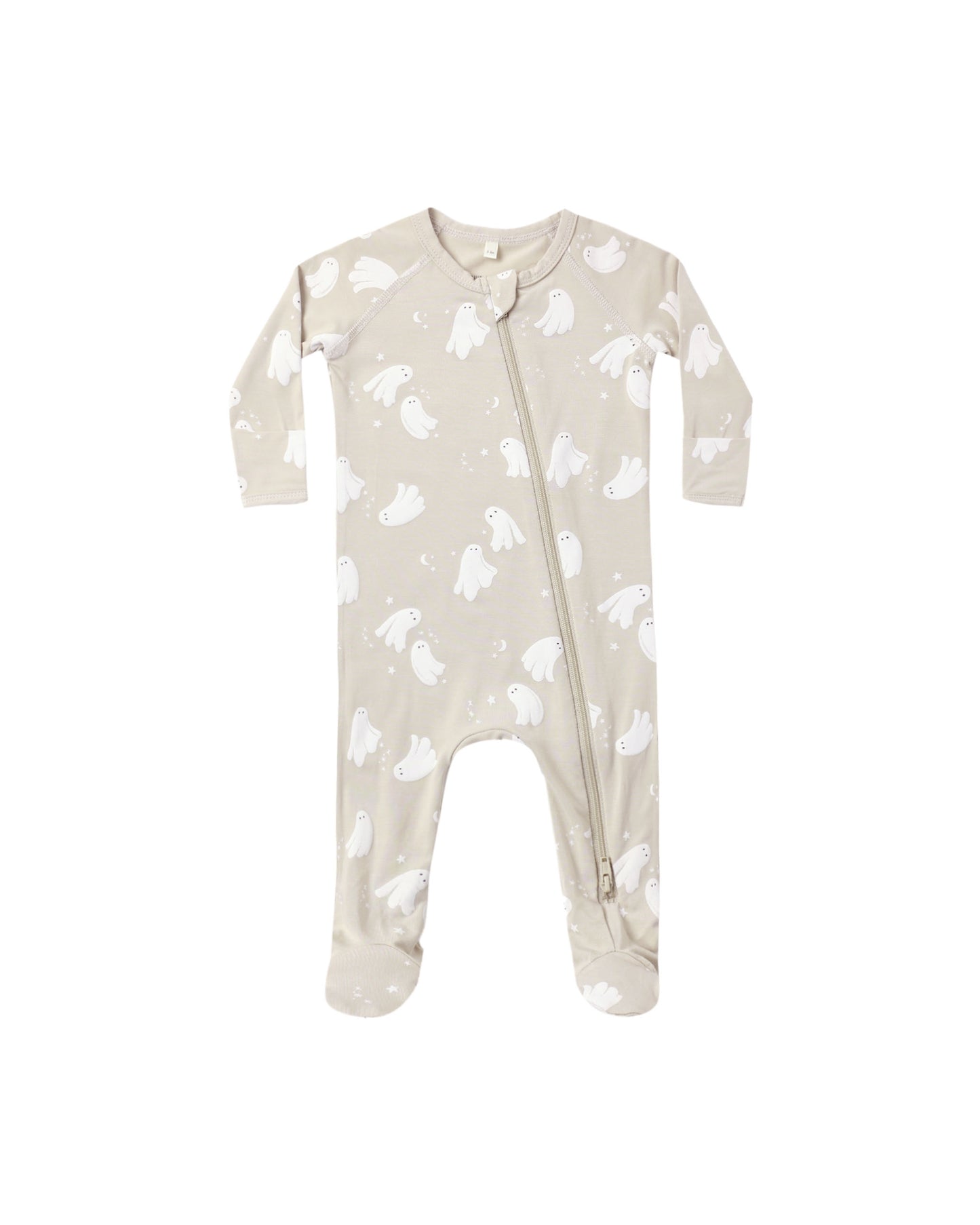 Quincy Mae Bamboo Zip Footie Dancing Ghosts