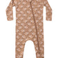Quincy Mae Bamboo Zip Footie - Fall Floral