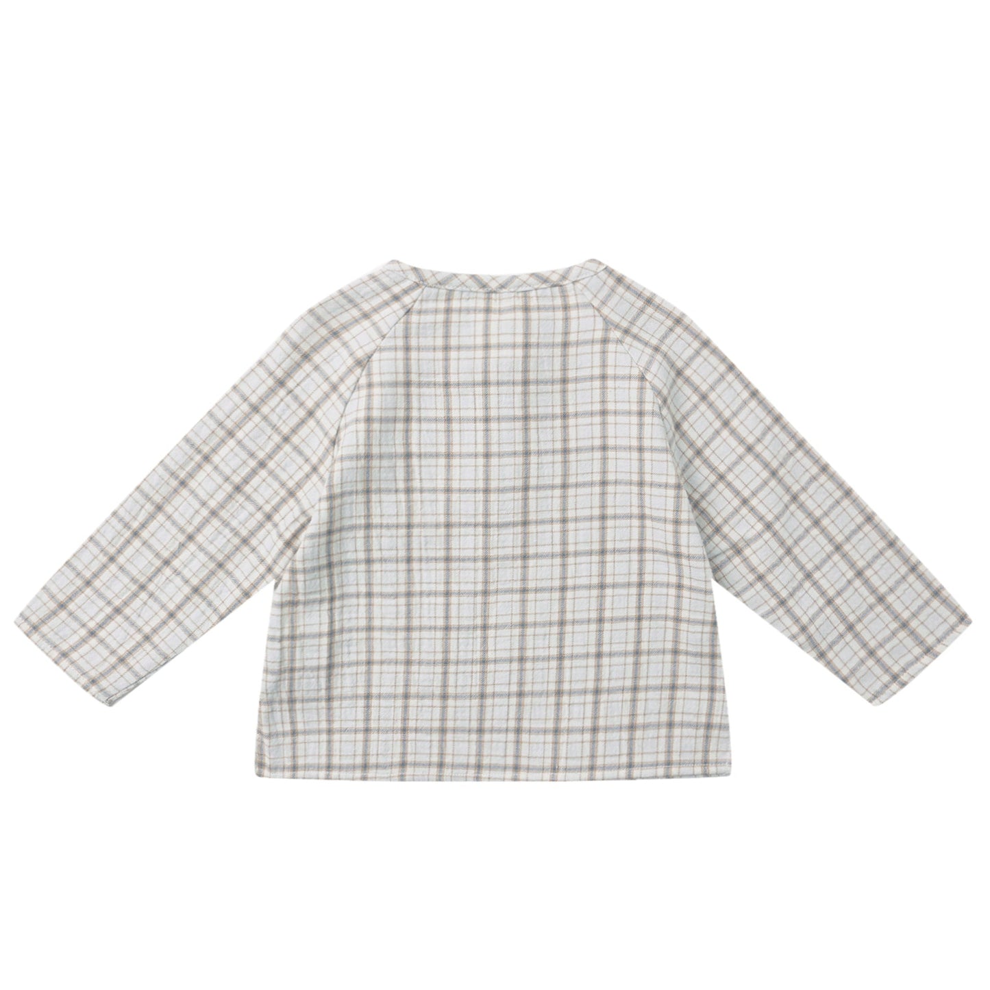 Quincy Mae Zion Shirt - Blue Plaid