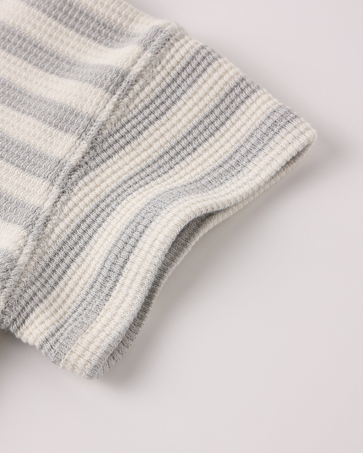 Quincy Mae Waffle Tee + Short Set - Sky Stripe