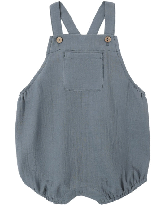 Quincy Mae Hayes Romper - Ocean