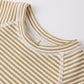 Quincy Mae Finn Rashguard + Short Set - Honey Stripe Small