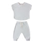 Quincy Mae Terry Tee + Pant Set - Sky