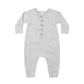Quincy Mae Long Sleeve Jumpsuit - Squirrel