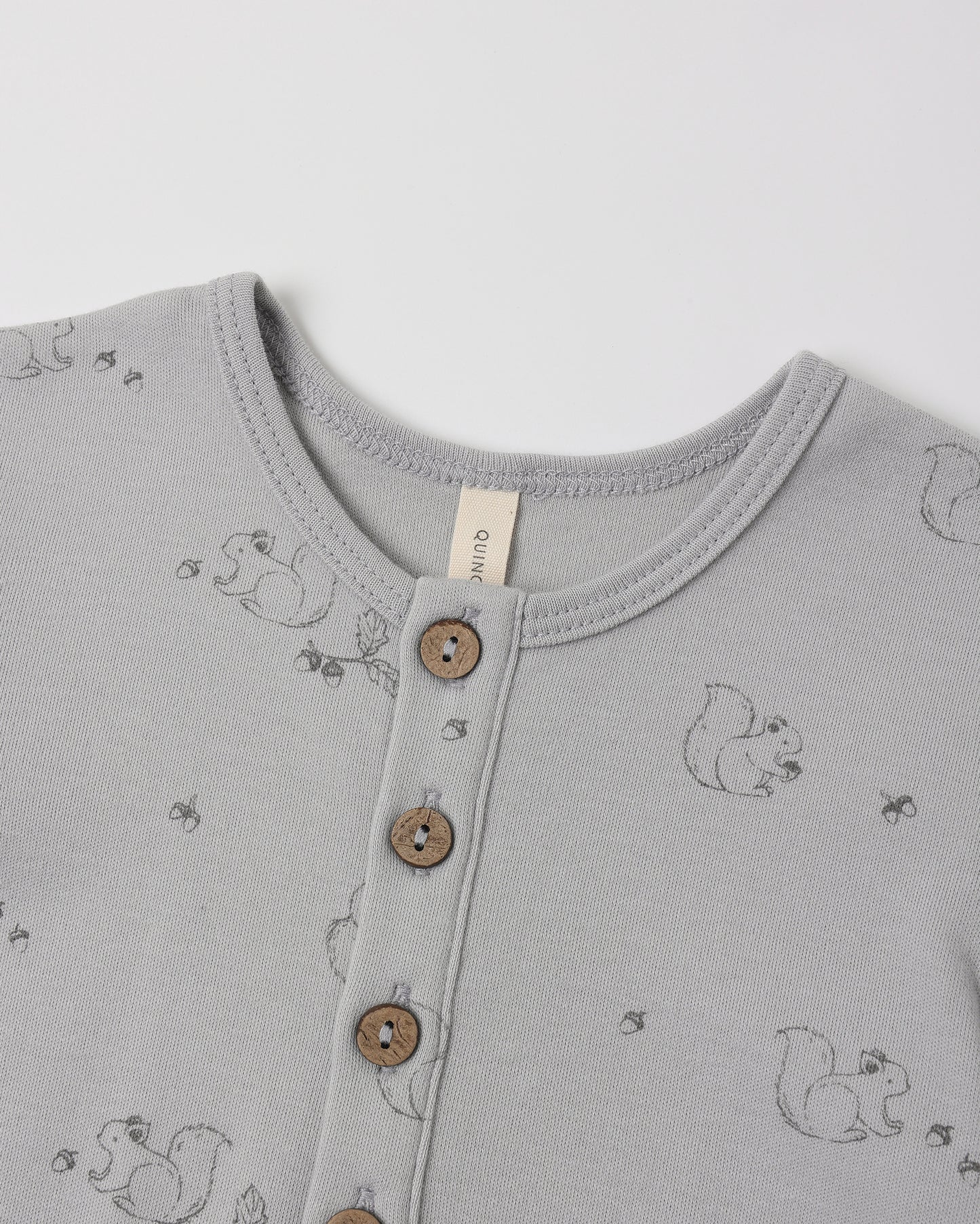 Quincy Mae Long Sleeve Jumpsuit - Squirrel