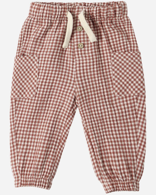 Quincy Mae Luca Pant - Red Gingham