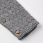 Quincy Mae Cozy Heather Knit Jumpsuit - Heathered Slate