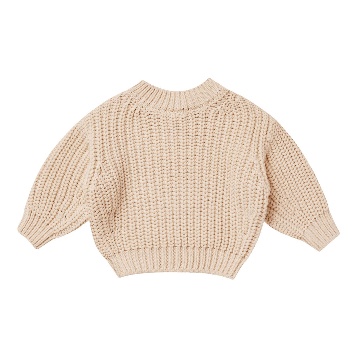 Quincy Mae Chunky Knit Sweater - Shell