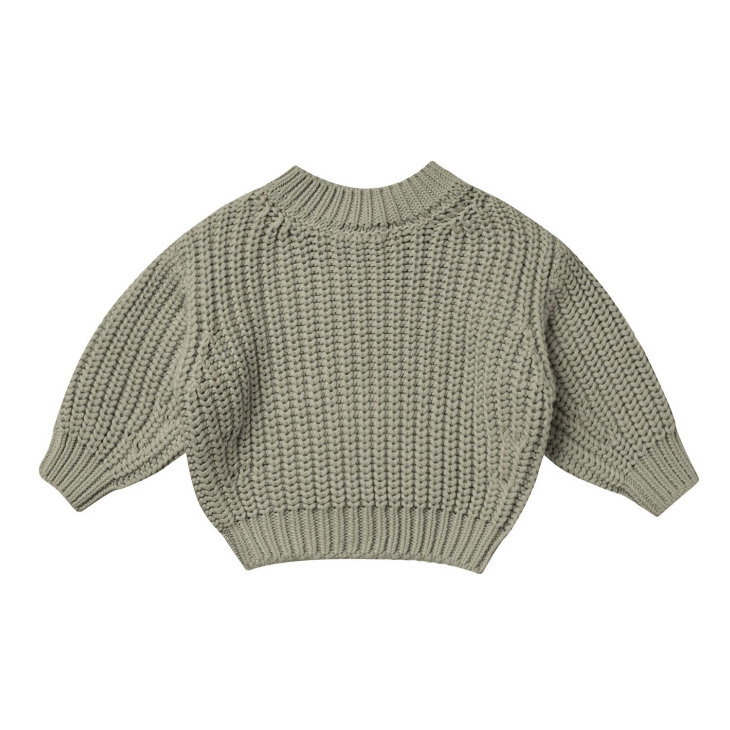 Quincy Mae Chunky Knit Sweater - Basil
