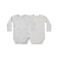 Quincy Mae Jersey Bodysuit, 2 Pack - Squirrel, Cloud Stripe