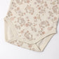 Quincy Mae Jersey Bodysuit, 2 Pack - Floral Vine, Dusty Rose