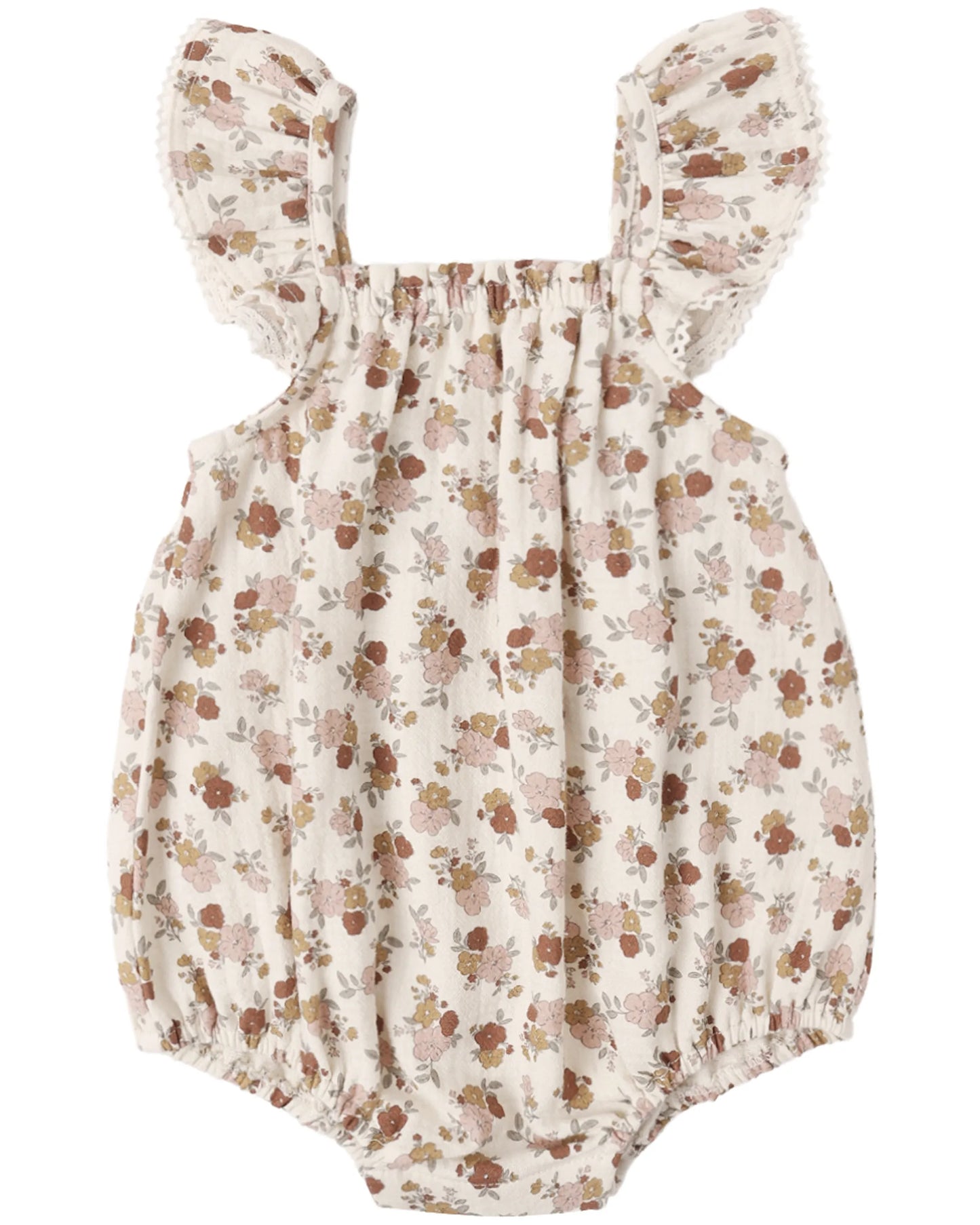 Quincy Mae Bonnie Romper - Bloom