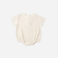 Quincy Mae Relaxed Bubble Romper - Natural